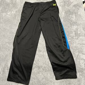 TapOut Track Pant Mens XXL Black Sweatpants MMA Workout Training Y2K Activewear*